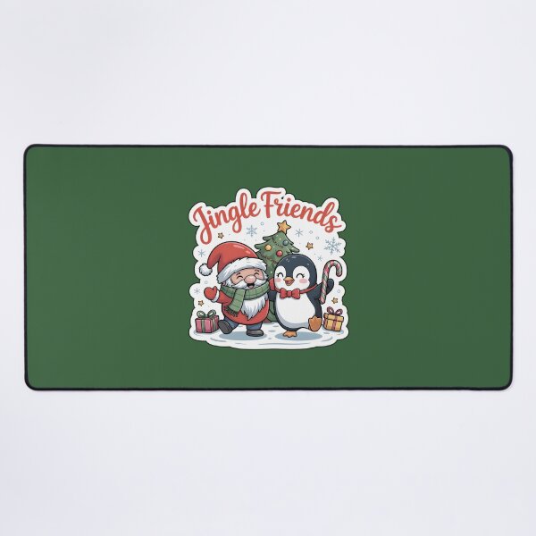 Item preview, Christmas Gnomes Sticker Jingle Friends Gnome & Penguin Dance Holiday Art designed and sold by Nuist25.