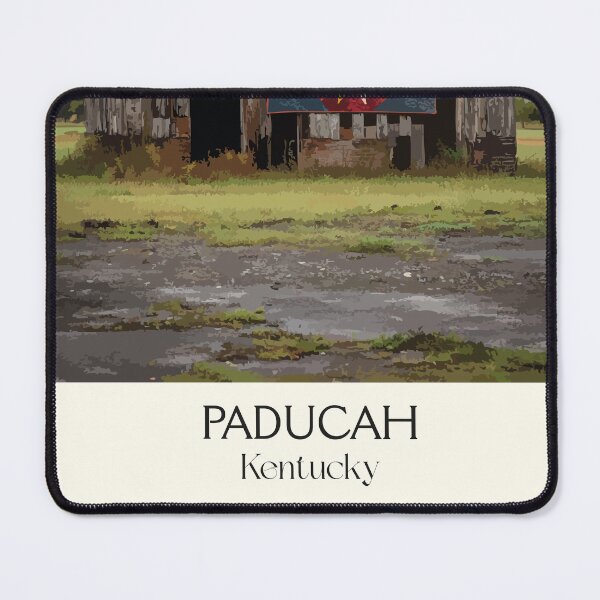 Item preview, Paducah Kentucky Quilt Barn | Folk Art Poster designed and sold by TuncGK.