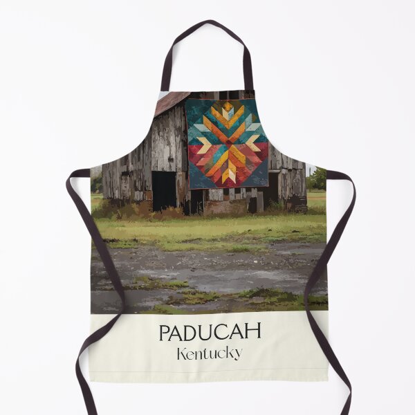 Item preview, Paducah Kentucky Quilt Barn | Folk Art Poster designed and sold by TuncGK.