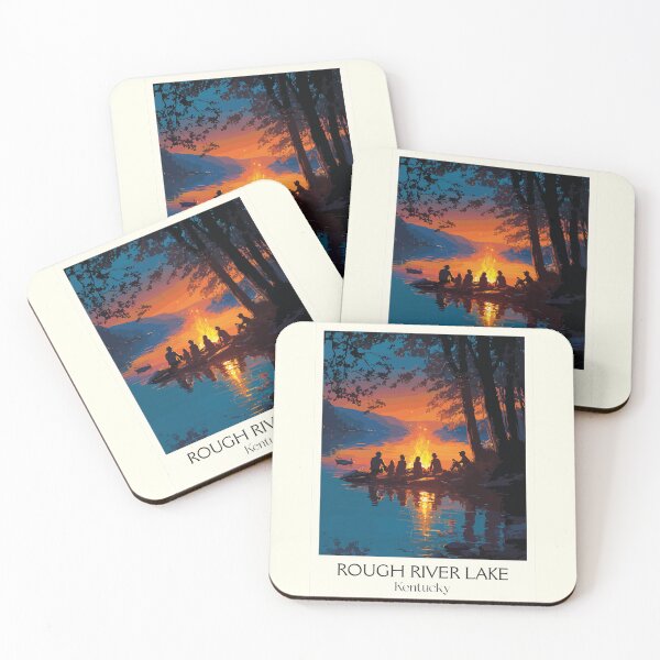 Item preview, Rough River Lake Kentucky Sunset | Recreational Lake Poster designed and sold by TuncGK.