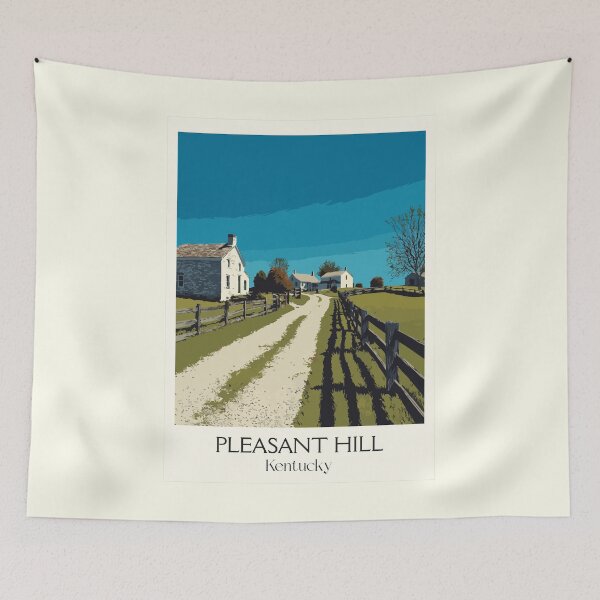 Item preview, Pleasant Hill Kentucky Shaker Village | Historic Community Poster designed and sold by TuncGK.