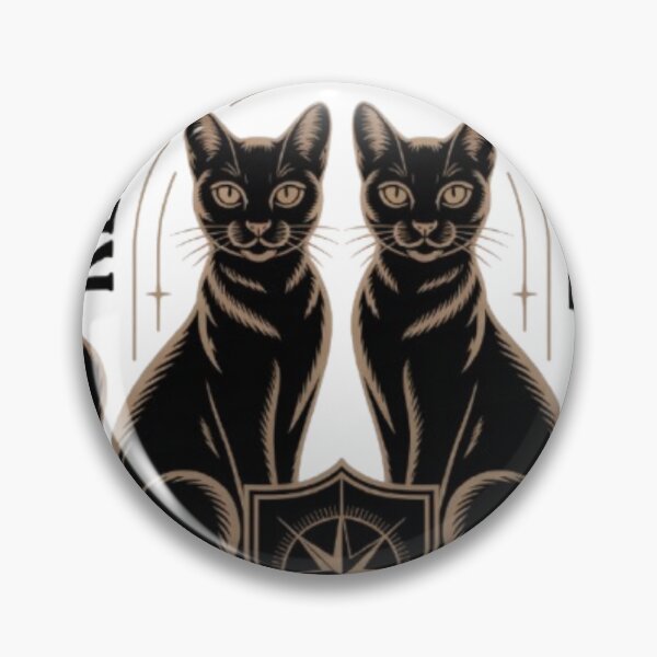 Item preview, Double Black Cat  designed and sold by JediKittenWars.