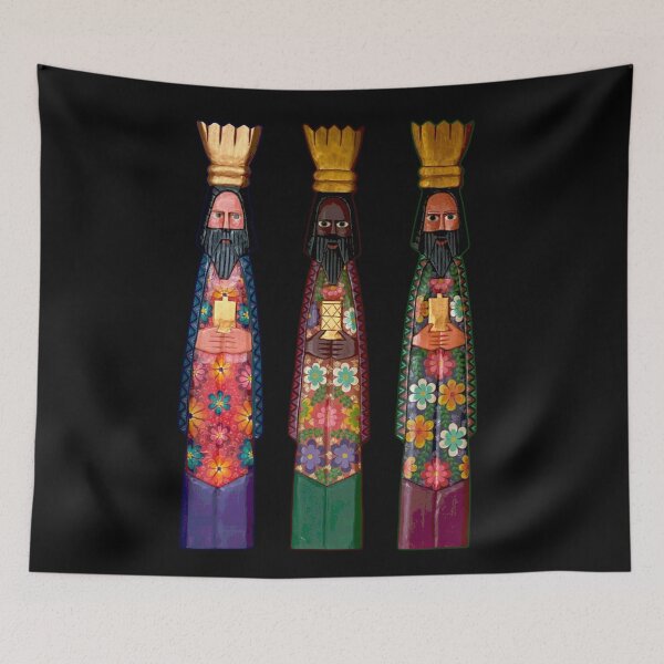 Item preview, Three Wise Men – Floral Crowned Magi Christmas designed and sold by SoLunAgua ..
