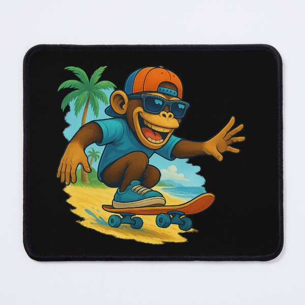 Item preview, Skate Monkey - Beach designed and sold by RW-Art-Design.