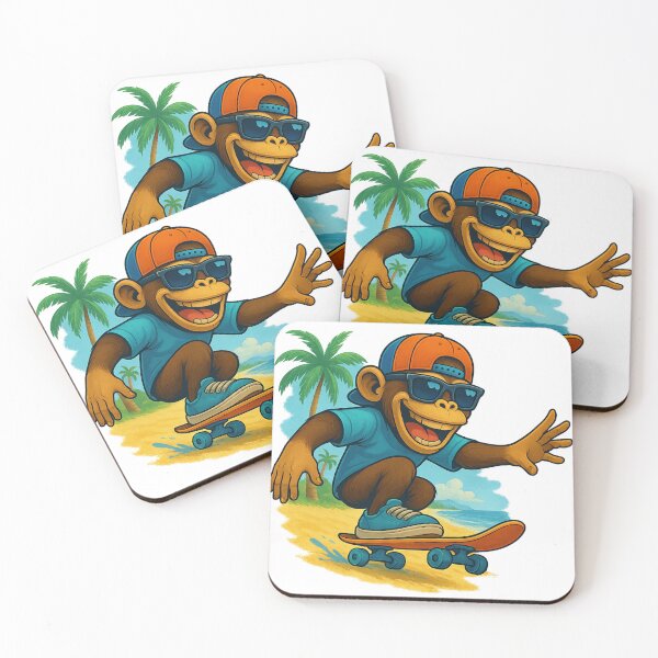 Item preview, Skate Monkey - Beach designed and sold by RW-Art-Design.