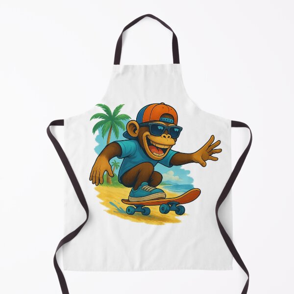 Item preview, Skate Monkey - Beach designed and sold by RW-Art-Design.