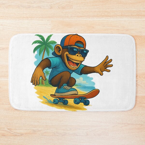 Item preview, Skate Monkey - Beach designed and sold by RW-Art-Design.