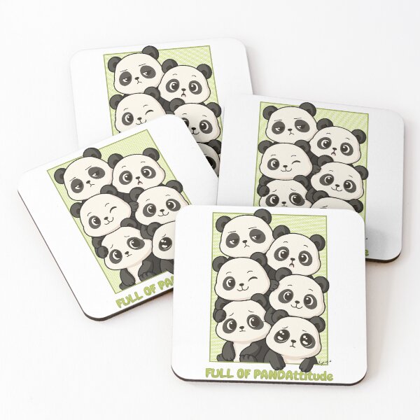 Item preview, Full of Pandattitude – The Many Moods of a Panda designed and sold by myanko.
