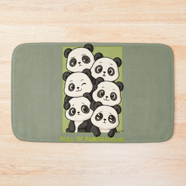 Item preview, Full of Pandattitude – The Many Moods of a Panda designed and sold by myanko.