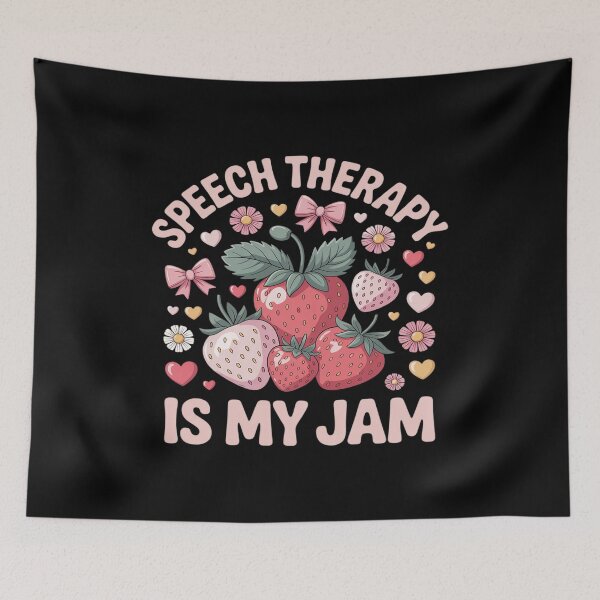 Item preview, Speech Therapy-Is My Jam Boho Floral Speech Pathology designed and sold by JulienAureo.