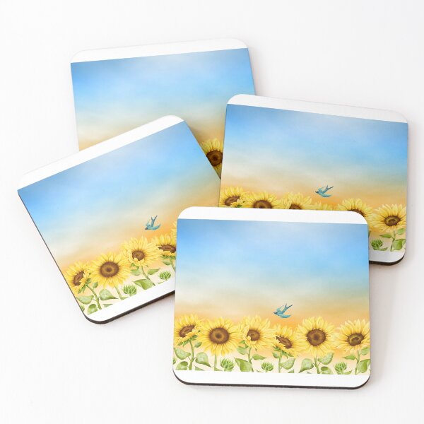Item preview, Ukrainian theme design, sunflowers and sunset designed and sold by SofikoDesigns.