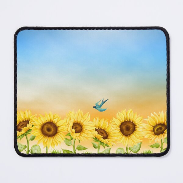 Item preview, Ukrainian theme design, sunflowers and sunset designed and sold by SofikoDesigns.