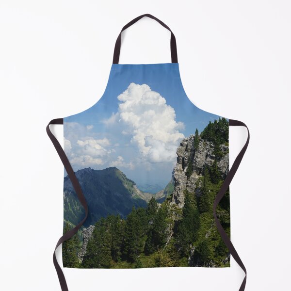 Item preview, Fluffy clouds Swiss Alps designed and sold by nikawanders.