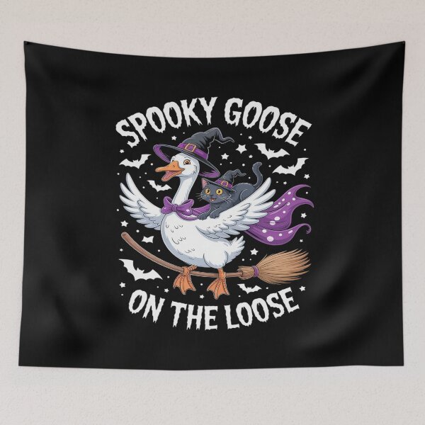 Item preview, Spooky Goose On The Loose Witch Goose Halloween designed and sold by JulienAureo.