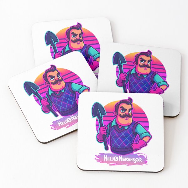 Item preview, Hello Neighbor, Mr. Peterson Neon Art designed and sold by graphic-genie.