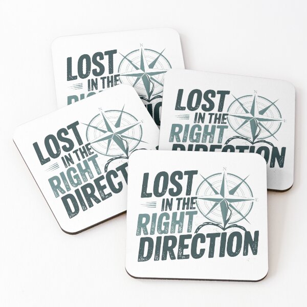 Item preview, Lost in the Right Direction Hiking Quote Shirt | Adventure Seeker Gift designed and sold by HAFIZ-DP.