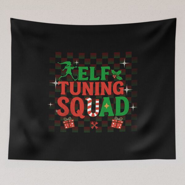 Item preview, Elf Tuning Squad – Funny Mechanic Christmas designed and sold by CarantinedChaos.