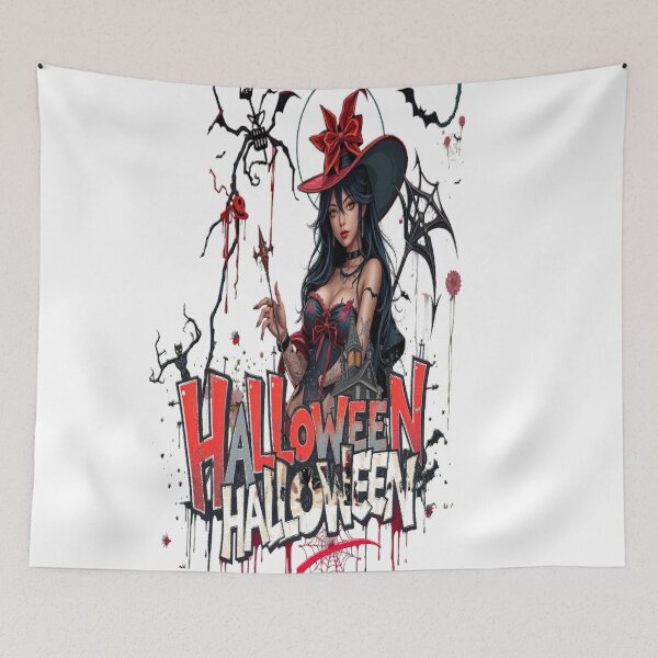 Item preview, halloween ladies graffiti art 3D family  designed and sold by atomsama.