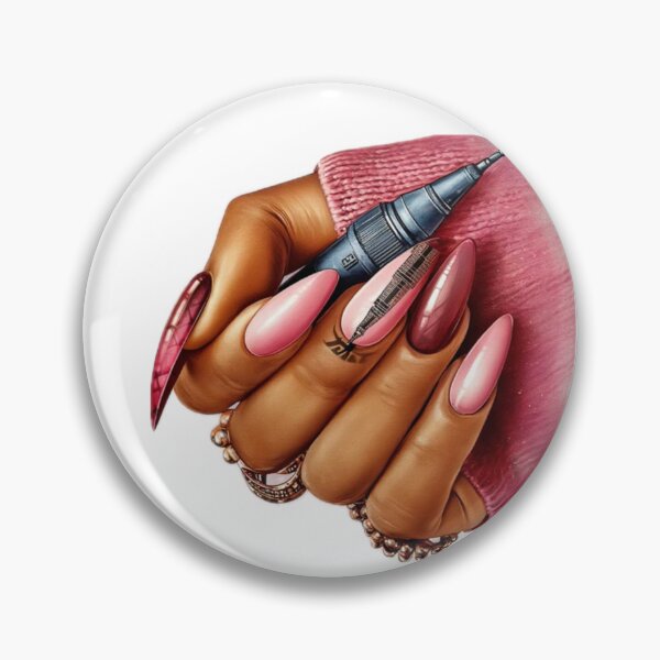 Item preview, Colorful Melanin Glam Nail Art designed and sold by Lulunza.