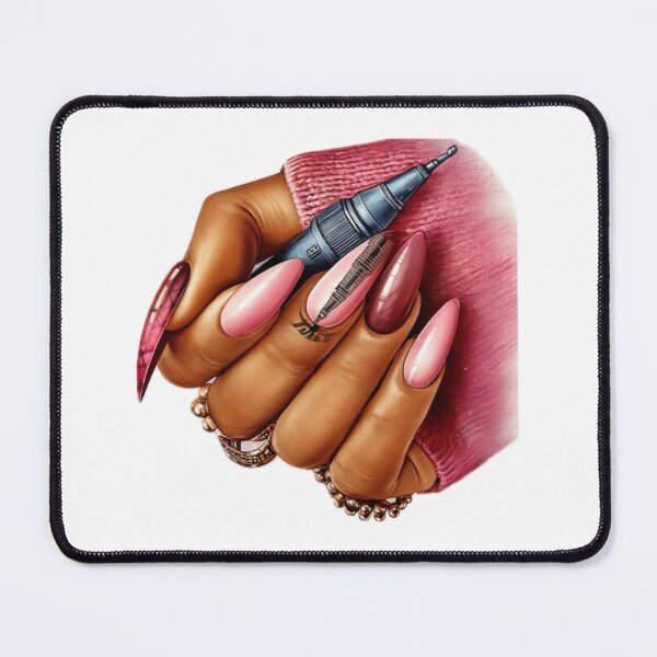 Item preview, Colorful Melanin Glam Nail Art designed and sold by Lulunza.