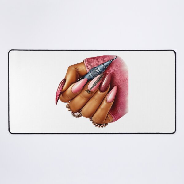 Item preview, Colorful Melanin Glam Nail Art designed and sold by Lulunza.