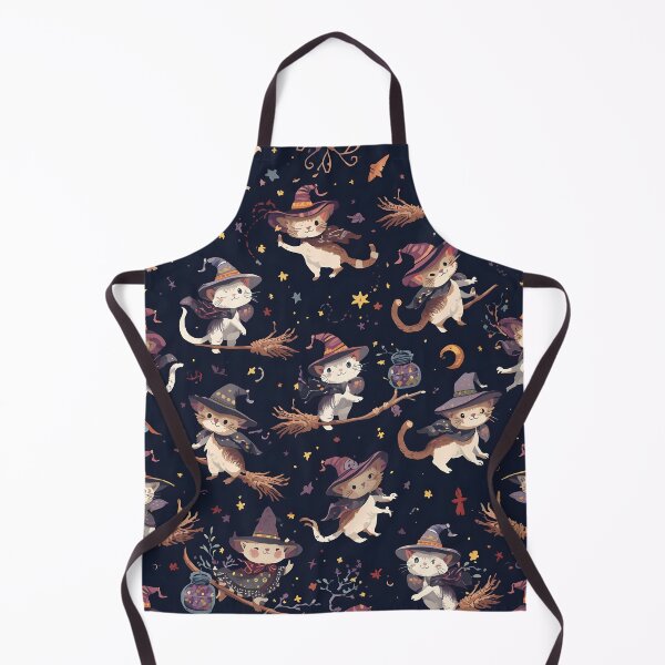Item preview, Moonlit Witch Cats: Dark Forest Flight Wild Night designed and sold by MoonlitDoodles1.