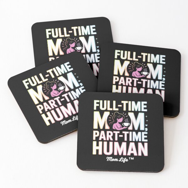 Item preview, Glowing Mom Life Quote with Coffee Cup Accent designed and sold by SplashTastic.
