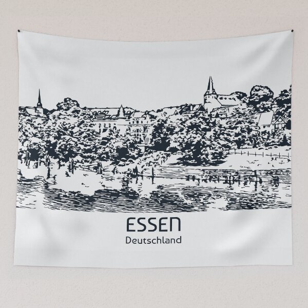 Artikelvorschau, Essen - Deutschland entworfen und verkauft von Lakeric Cityscapes.