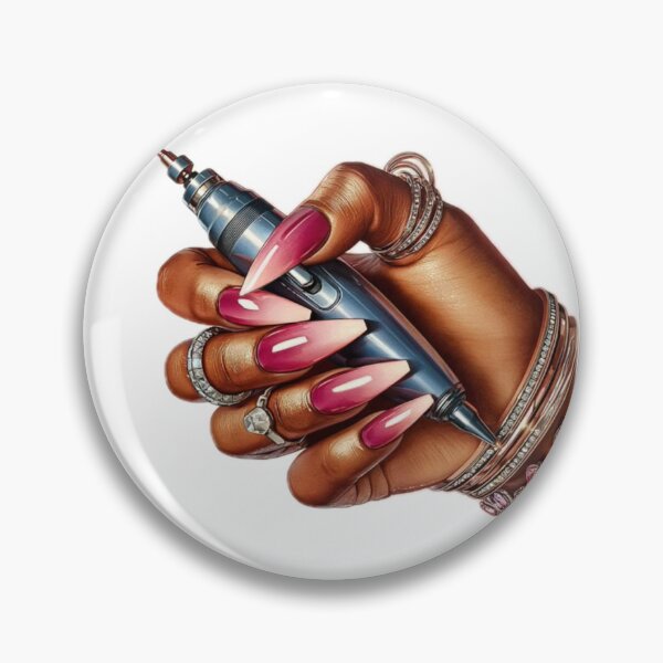 Item preview, Pink Glam Stiletto Baddie Nails designed and sold by Lulunza.