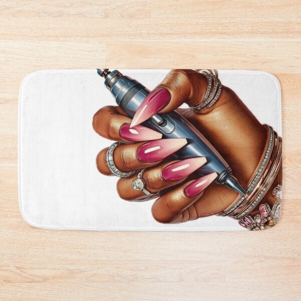 Item preview, Pink Glam Stiletto Baddie Nails designed and sold by Lulunza.