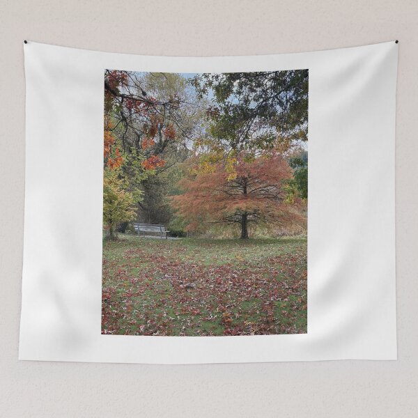 Item preview, Autumn Park Bench Scene designed and sold by veraD58.