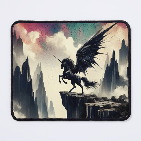 Item preview, Black Alicorn, Ai Generated Art designed and sold by ACC .