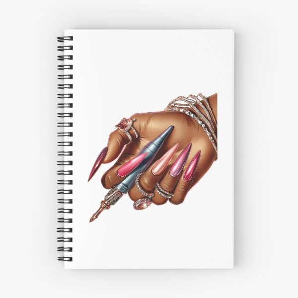 Item preview, Colorful Melanin Glam Nail Art designed and sold by Lulunza.