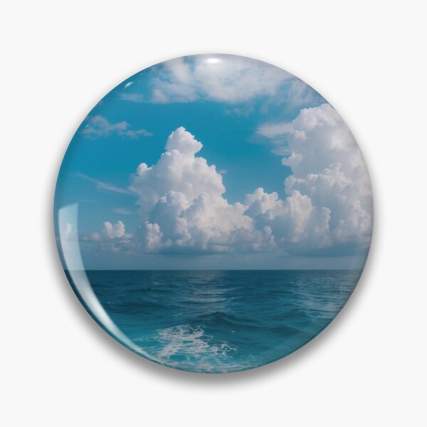 Item preview, Abstract Ocean Blues – Modern Minimalist Print (blue ocean photo) designed and sold by LA Art.