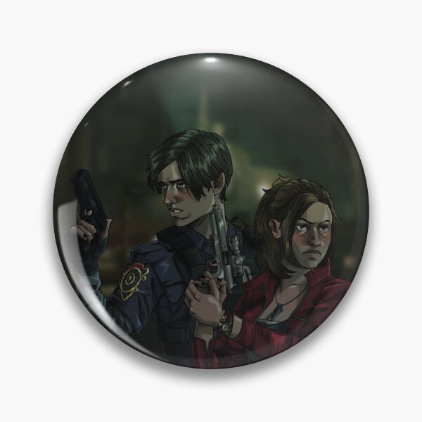 Item preview, Claire and Leon RE2 BFF's (w/ background) designed and sold by skxlltxla.