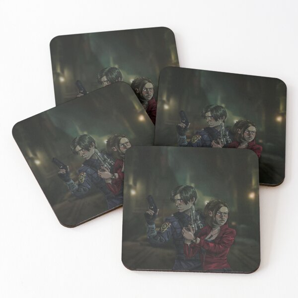 Item preview, Claire and Leon RE2 BFF's (w/ background) designed and sold by skxlltxla.
