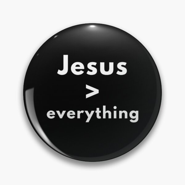 Item preview, Jesus Greater Than Everything - Christian Faith Statement designed and sold by Yeshua's Garden.