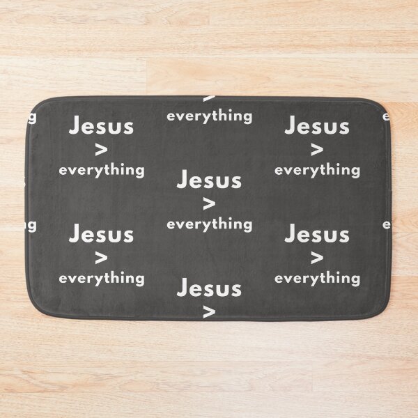 Item preview, Jesus Greater Than Everything - Christian Faith Statement designed and sold by Yeshua's Garden.