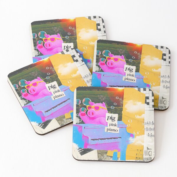 Item preview, Pig Pink Piano - Bubble Edition designed and sold by joycrysstudio.