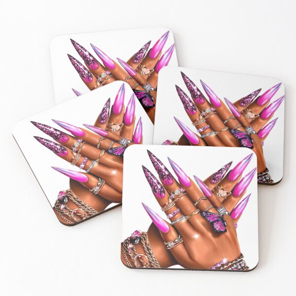 Item preview, Butterfly Sparkle Baddie Nails designed and sold by Lulunza.