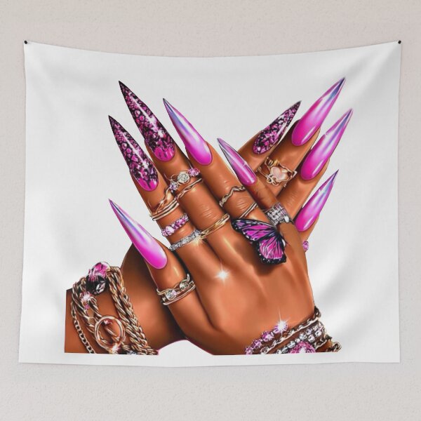 Item preview, Butterfly Sparkle Baddie Nails designed and sold by Lulunza.
