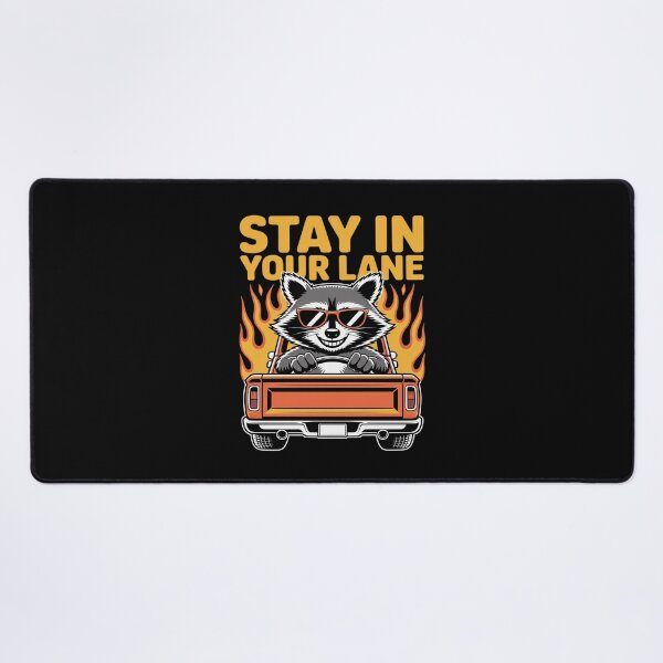 Item preview, Stay In Your Lane Funny Raccoon Lover designed and sold by BiellaSar.