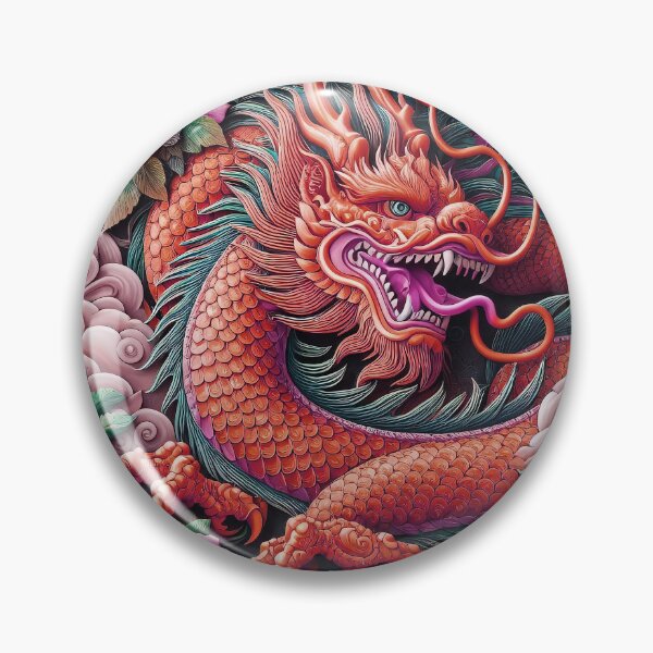 Item preview, Dragon in bloom designed and sold by Karaburmagirl.