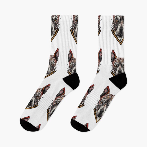 Item preview, Geometric Dog Head – Tribal Polygonal Power Art designed and sold by snoezelstudio.