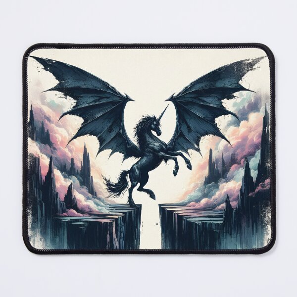 Item preview, Black Alicorn, Ai Generated Art  designed and sold by ACC .