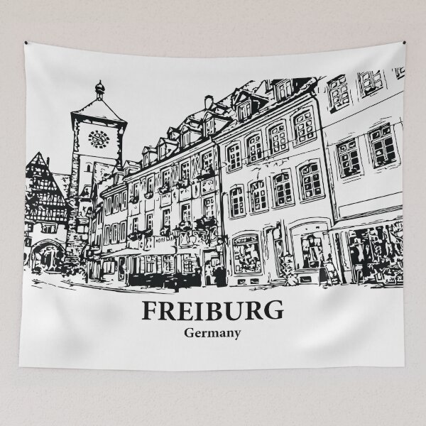 Item preview, Freiburg - Germany designed and sold by Lakeric Cityscapes.