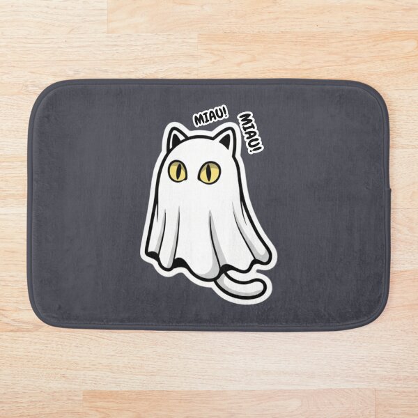 Item preview, Grumpy Ghost Cat designed and sold by FablabArt.