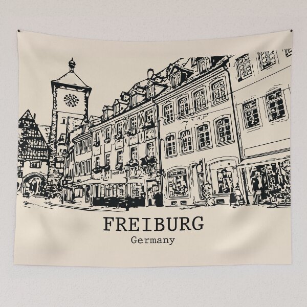 Item preview, Freiburg - Germany designed and sold by Lakeric Cityscapes.
