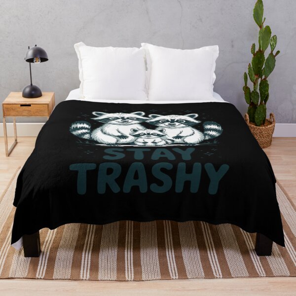 Item preview, Stay Trashy Raccoon Funny Garbage Gang Skunk Possum designed and sold by BiellaSar.
