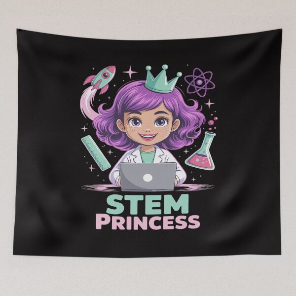 Item preview, STEM Princess Girls Coding Rocket Ruler Circuit Crown Power designed and sold by BiellaSar.